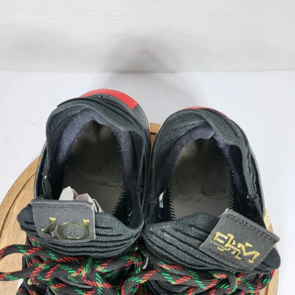 Nike KD 10 BHM Men Size 12 Black Multi Color Good Basketball Sneakers 897817-003
